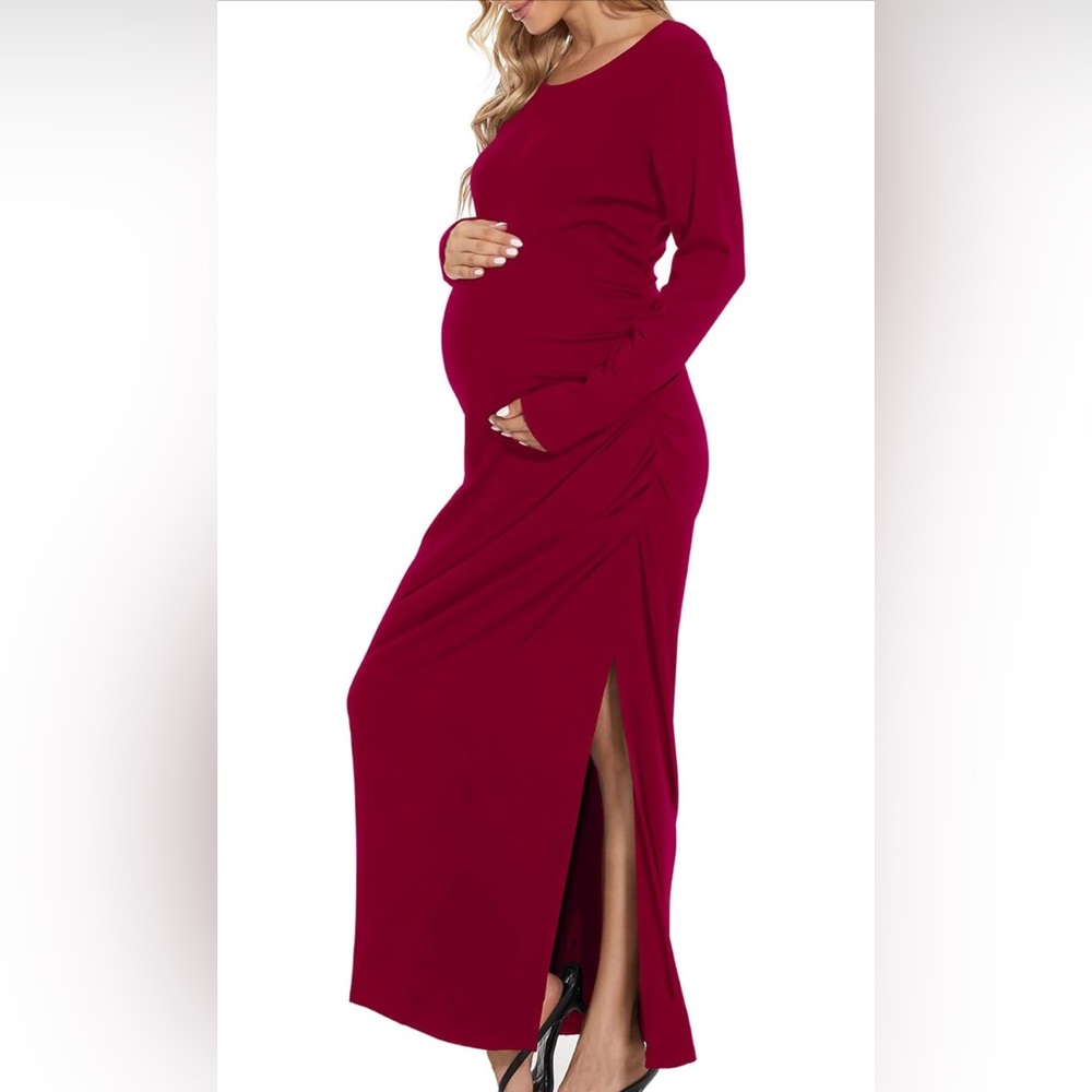 Red Maternity Dress